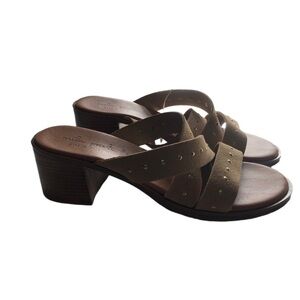 Mila Paoli Leather Sock Sandal Made in Italy Size 7.5